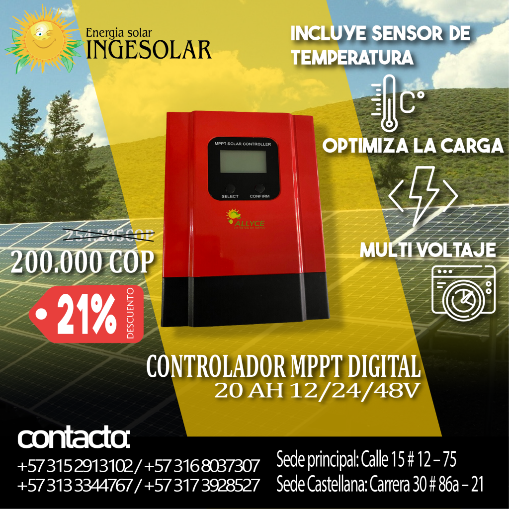 Controlador Mppt Ingesolar