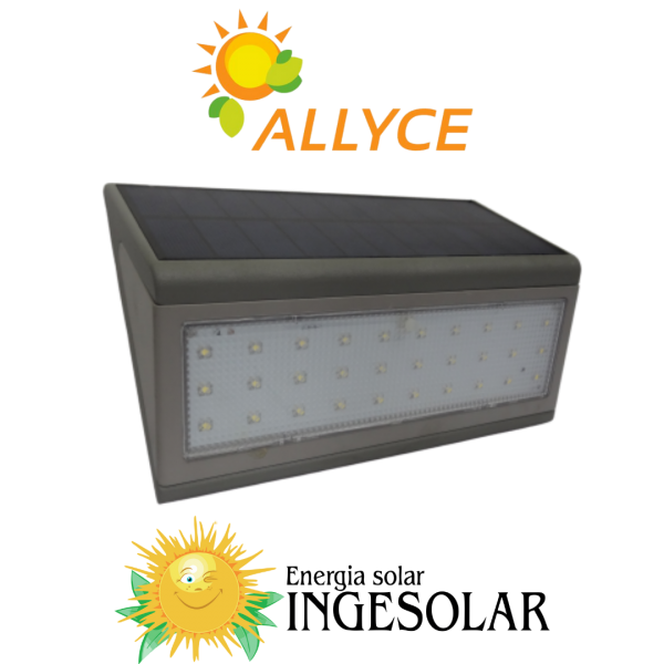 REFLECTOR SOLAR DE PARED 5W -ALLYCE-SIN GARANTIA