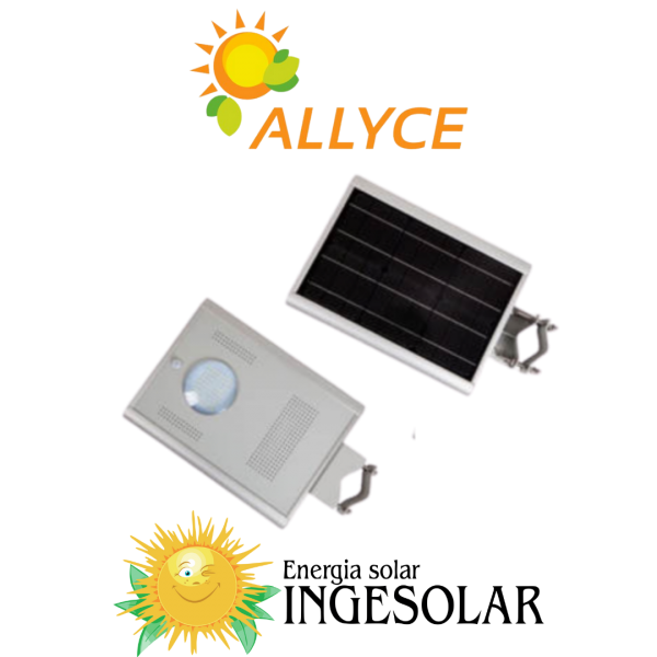 LUMINARIA SOLAR TODO EN UNO 10W -ALLYCE-